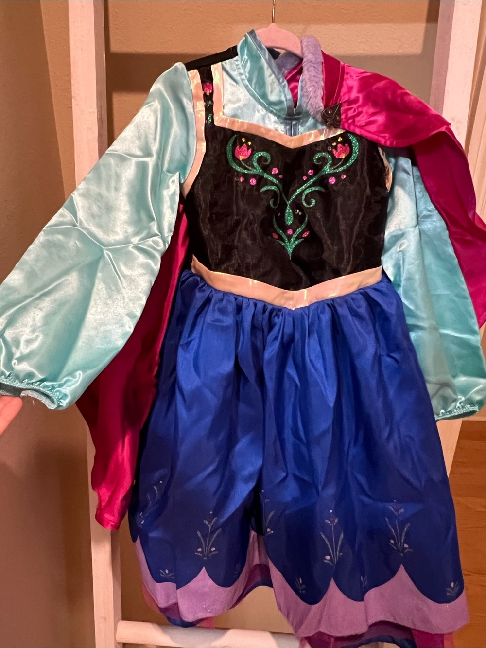 Disneys Anna dress with cape